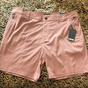 Linksoul Pink Flat Front Casual Shorts
